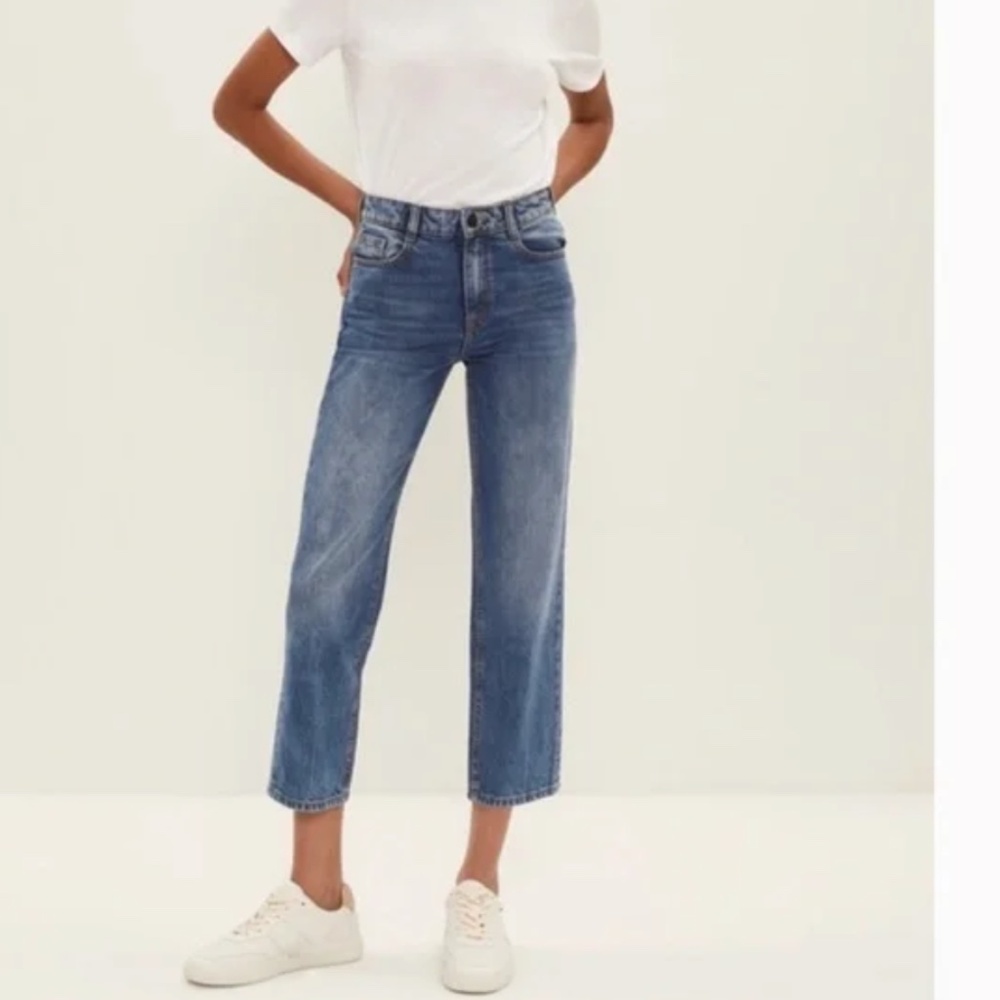 FRANK & OAK The Patti Straight crop fit blue Jean - 26